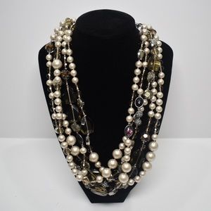 📿 Pearls and Gemstones Necklace